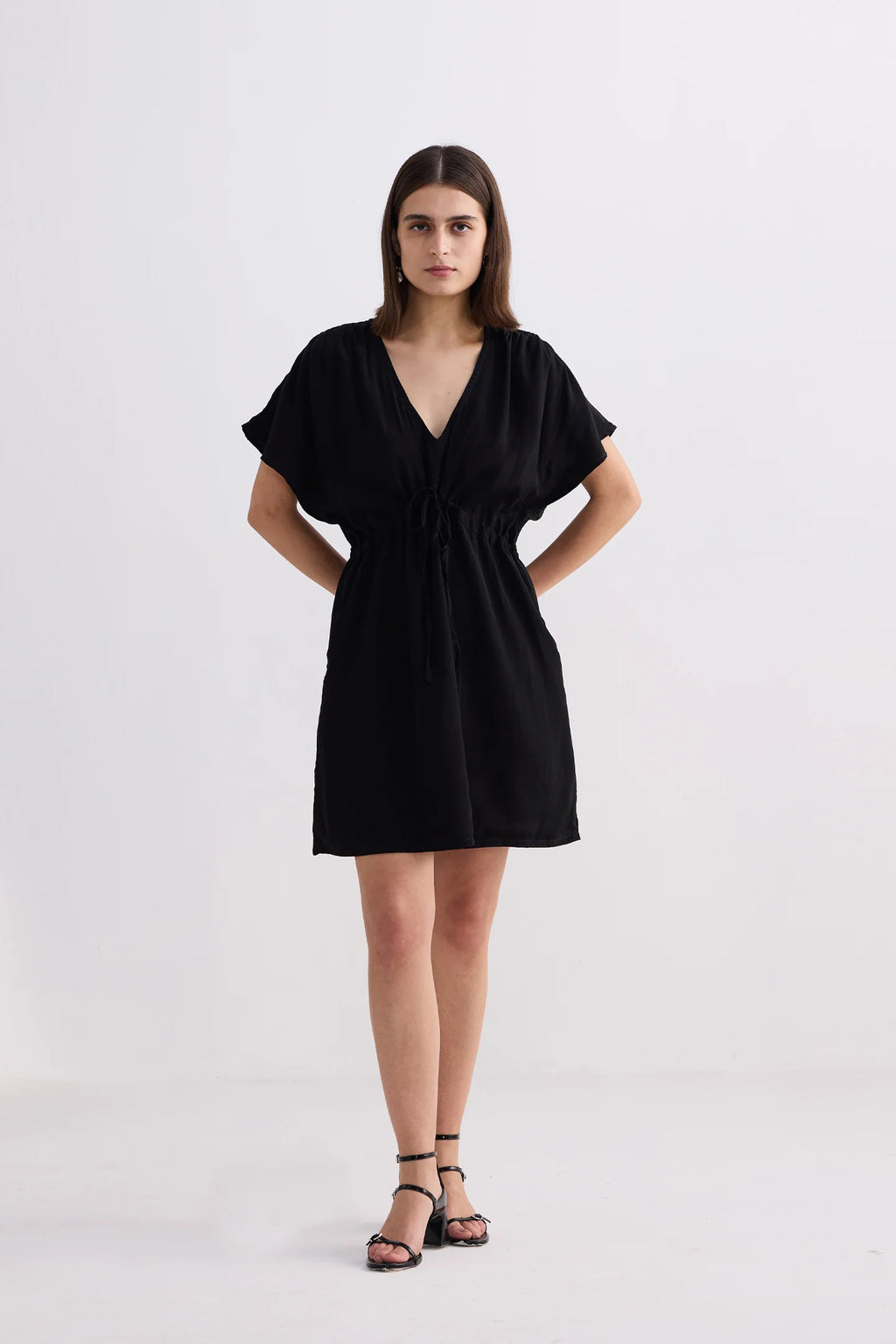 Gathered Short Dress