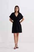 Gathered Short Dress
