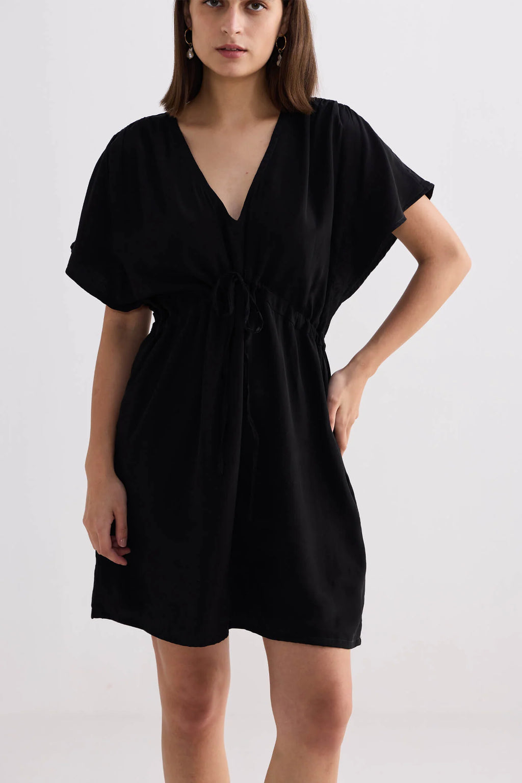 Gathered Short Dress
